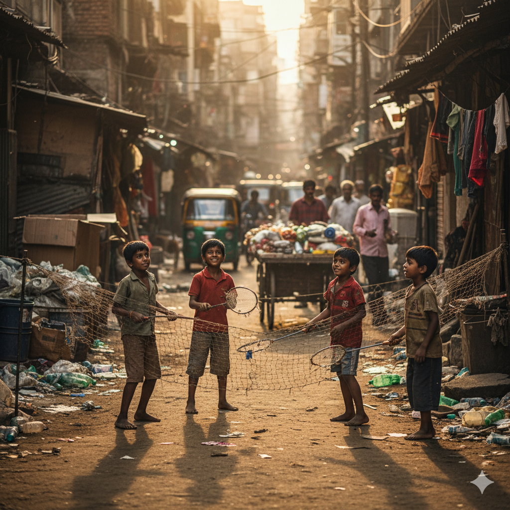 Children playing sports